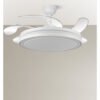 Ventilador Dc Esparta Maxi 80w 10255lm Blanco 132d 5asp 3000-4000-6000k Remoto+temporizador+memoria