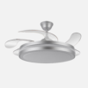 Ventilador Dc Esparta Maxi 80w 10255lm Plata 132d 5asp 3000-4000-6000k Remoto+temporizador+memoria