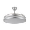 Ventilador Dc Esparta Maxi 80w 10255lm Plata 132d 5asp 3000-4000-6000k Remoto+temporizador+memoria