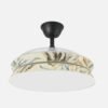 Ventil Decor 72w Negro/estampado Claro 108d 3asp  7200lm 3000-4000-6000k Remoto+memo+temp