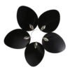 Ventilador  Dc Chaw 24w 2950lm Niquel/negro 5asp.6vel.132d  C/remoto, Memoria Y Temp.3000-4000-6000k