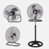 Ventilador 3 En 1 Recio Negro 50 D 3 Vel. 70w  3 Aspas Aluminio En Plata Oscilante