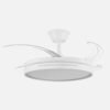 Ventilador DC 59w Micenas Blanco 4 Aspas Transp. 106d 6 Veloc. 6980lm 3 Colores  C/remoto, Reg.intensidad, Memoria Y Temporiz.26