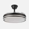 Ventilador Bayomo 59w 6980lm Negro 4 Aspas Desp. 34,5/42x50/107d.3 Color. Motor Dc..remoto+Reg.Intensidad