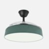 Ventilador Boga 72w Negro/verde 108d 3asp 7200lm 3000-4000-6000k Remoto+memo+tempo