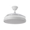 Ventilador Dc 59+7w Cacique Blanco 3asp 107d 6980l 3000-4500-6500k+rgb Remo+r.int+memo+temp