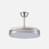 Ventilador Dc 59w Micenas Niquel 4asp.transp.106d 6velocidades 6980lm 3colores Remoto,reg.intensidad,memoria Y Temporizador 26