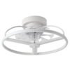 Ventilador Dc Anuska 60w Blanco/oro 8 Aspas 6 Veloc. 70d 5100lm 3col Remoto,memoria,reg.Intensidad,temporizador
