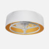 Ventilador Dc Anuska 60w Blanco/oro 8 Aspas 6 Veloc. 70d 5100lm 3col Remoto,memoria,reg.Intensidad,temporizador