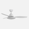 Ventilador Dc Blanco Yael 72w 3000-4000-6000k 122d 7200lm 3 Aspas, Remoto+temporizador+memoria
