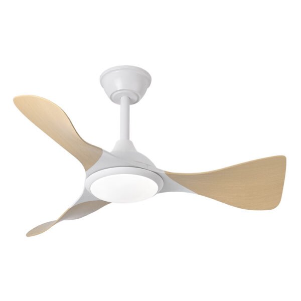 Ventilador Dc Caiman 36w 3600lm Bla/hay 89d 3aspas 6vel 3000-4500-6500k Remoto+reg.intensidad+memoria+temporizador