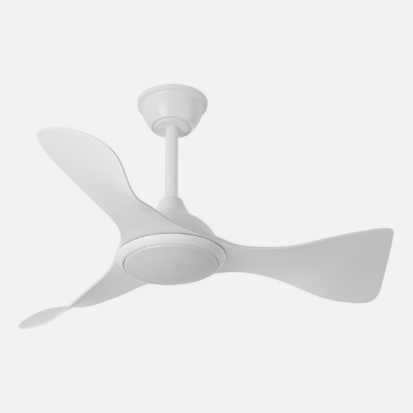 Ventilador Dc Caiman 36w 3600lm Blanco 89d 3asp 6v 3000-4500-6500k Remoto+reg.int+memo+temp