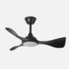 Ventilador Dc Caiman 36w 3600lm Negro 89d 3aspas 6vel 3000-4500-6500k Remoto+reg.intensidad+memoria+temporizador