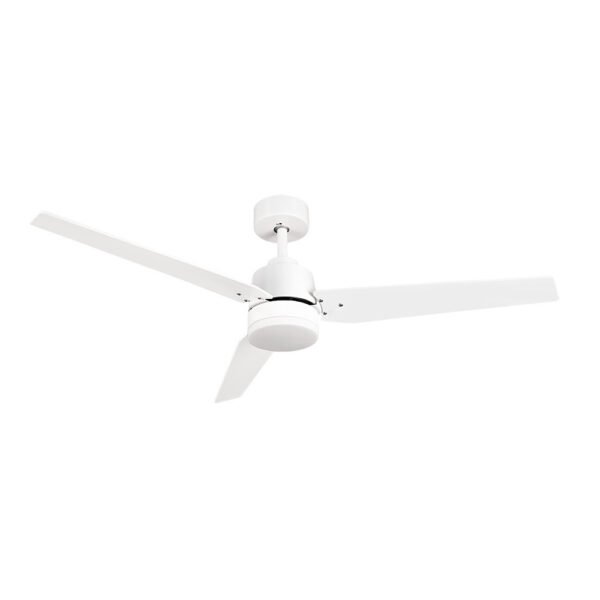 Ventilador Dc Captus 22w Blanco 3aspas Blanco/haya 132d Reg. Intensidad 2180lm 3000k,4000k,6000k Remoto+temporizador+memoria
