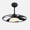 Ventilador Dc Celsius 26w Negro 6 Aspas 55d 2950lm 3000-4000-6500k 6vel. Remoto, Memoria Y Temporizador