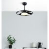 Ventilador Dc Celsius 26w Negro 6 Aspas 55d 2950lm 3000-4000-6500k 6vel. Remoto, Memoria Y Temporizador