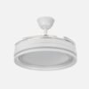 Ventilador Dc Cerrato Blanco 59w 4aspas Desplegables 107d 6980lm 6vel 3000k,4000k,6000k, Remoto+reg.intens.+temporizador+memoria