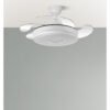 Ventilador Dc Dani 59w 6980lm Blanco 4aspas 6velocidades 91d 3000-4000-6000k Remot+reg.intensidad+memori+tempor