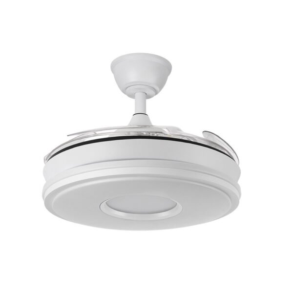 Ventilador Dc Dani 59w 6980lm Blanco 4aspas 6velocidades 91d 3000-4000-6000k Remot+reg.intensidad+memori+tempor