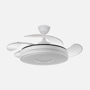 Ventilador Dc Dani 59w 6980lm Blanco 4aspas 6velocidades 106d 3000-4200-6500k Remoto+Reg.Intensidad+memoria+temporizador 24