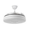 Ventilador Dc Dani 59w 6980lm Blanco 4aspas 6velocidades 106d 3000-4200-6500k Remoto+Reg.Intensidad+memoria+temporizador 24