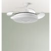 Ventilador Dc Dani 59w 6980lm Blanco 4aspas 6velocidades 106d 3000-4200-6500k Remoto+Reg.Intensidad+memoria+temporizador 24