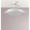 Ventilador Dc Esparta Plus 59w 6980lm Blanco 3 Aspas Desp. 107d 3 Colores C/Remoto+ Reg.intensidad+Temporizador+ Memoria