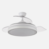 Ventilador Dc Esparta Plus 59w 6980lm Blanco 3 Aspas Desp. 107d 3 Colores C/Remoto+ Reg.intensidad+Temporizador+ Memoria