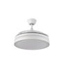 Ventilador Dc Esparta Mini Blanco 59w 6980lm 3asp.desp 91d 3000-4000-6000k Remoto+temporizador+memoria