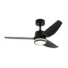 Ventilador Dc Jarama 20w Negro 3asp.6velocidades 3000-4000-6500k 2350lm Remoto,memoria,temperatura 112d