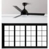 Ventilador Dc Legio 26w Negro 3aspas negro/roble 107d 2950lm 3000-4000-6000k Remoto+memoria+temporizador