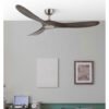 Ventilador Dc Marin Niquel 3 Aspas Roble Sin Luz 6 Velocidades Remoto Temporizador 152d 24