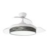 Ventilador Dc Moda 72w Blanc/tetris Gris 91d 3asp 7200lm 3000-4000-6000k Remoto+ Memoria+ Temporizador