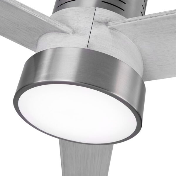 Ventilador Dc Teo 24w 2950lm Niquel 3Asp Gris 32x139d 3000-4000-6000k C/remoto, Memoria Y Temporizador