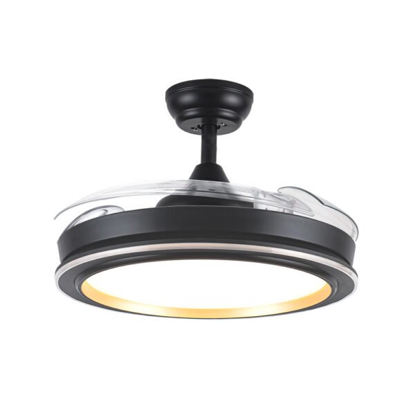 Ventilador Dc Picolo 72w 6226lm Negro/oro 3 Aspas Desp. 106d 3000-4000-6500k Remoto, Memoria