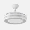 Ventilador Dc Pitufo 57w Blanco 3asp107d 3990lm Rgb  +3000-4500-6500k Reg.intensidad+remoto+memo+temporiz