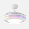 Ventilador Dc Pitufo 57w Blanco 3asp107d 3990lm Rgb  +3000-4500-6500k Reg.intensidad+remoto+memo+temporiz