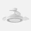 Ventilador Dc Pitufo 57w Blanco 3asp107d 3990lm Rgb  +3000-4500-6500k Reg.intensidad+remoto+memo+temporiz