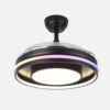 Ventilador Dc Pitufo 57w Nergro 3asp107d 3990lm Rgb +3000-4500-6500k Reg.intensidad+remoto+memo+temporiz