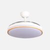 Ventilador Dc Relampago 60w Blanco/haya 3asp.107d 6980 Lm 36x48/107cm 3col.remoto+memoria+temporizador+reg.intensidad