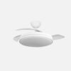 Ventilador Dc Relampago 60w Blanco 3asp.107d 6980 Lm 36x48/107cm 3col.remoto+memoria+temporizador+reg.intensidad