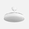 Ventilador Dc Relampago 60w Blanco 3asp.107d 6980 Lm 36x48/107cm 3col.remoto+memoria+temporizador+reg.intensidad