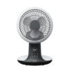 Ventilador Dc Sobremesa Miera Blanco/negro 20w 8vel Oscilacion 3d.remoto,temporizador 40,5x25,4x23,3cm
