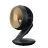 Ventilador Dc Sobremesa Miera Negro/haya 20w 8vel Oscilacion 3d.remoto,temporizador 40,5x25,4x23,3cm