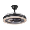 Ventilador Dc Sultan 68w Negro/madera 3asp.107d 4960lm 3000-4500-6500k Reg.intensidad+remoto+memoria+temporizador