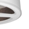 Ventilador Dc Tatiana 110w Blanco/oxido 3 Aspas 62d 3000-4000-6000k 9350lm Remoto,memoria,temporizador