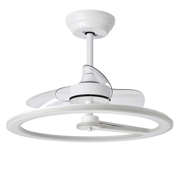 Ventilador Dc Tatiana 110w Blanco/oxido 3 Aspas 62d 3000-4000-6000k 9350lm Remoto,memoria,temporizador