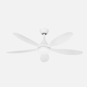 Ventilador Dc Tobarra 18w Blanco 5aspas 6vel.132d  2250lm 3000-4500-6500k Remoto+memoria+temporizador