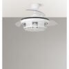 Ventilador Dc Tornado Mini Blanco 3xe27 91d 3aspas Desplegables 6velocidades C/remoto Y Temporizador
