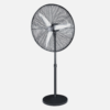 Ventilador De Pie Alarcon 120w Negro 3vel 55d 3asp Aluminio Plata Orientable Y Oscilante